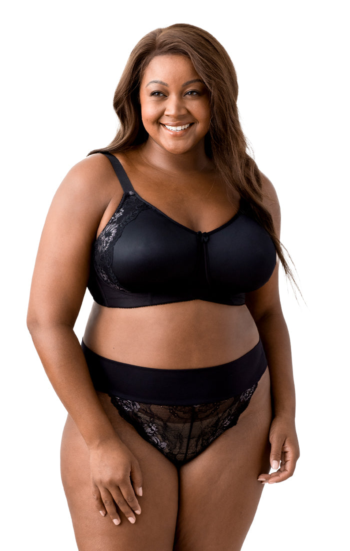 Fancy Smooth Curves Softcup Bra 1903 Black –