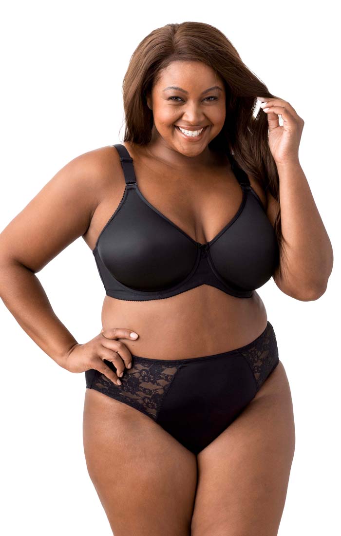 Smooth Curves Underwire 2411 Black –