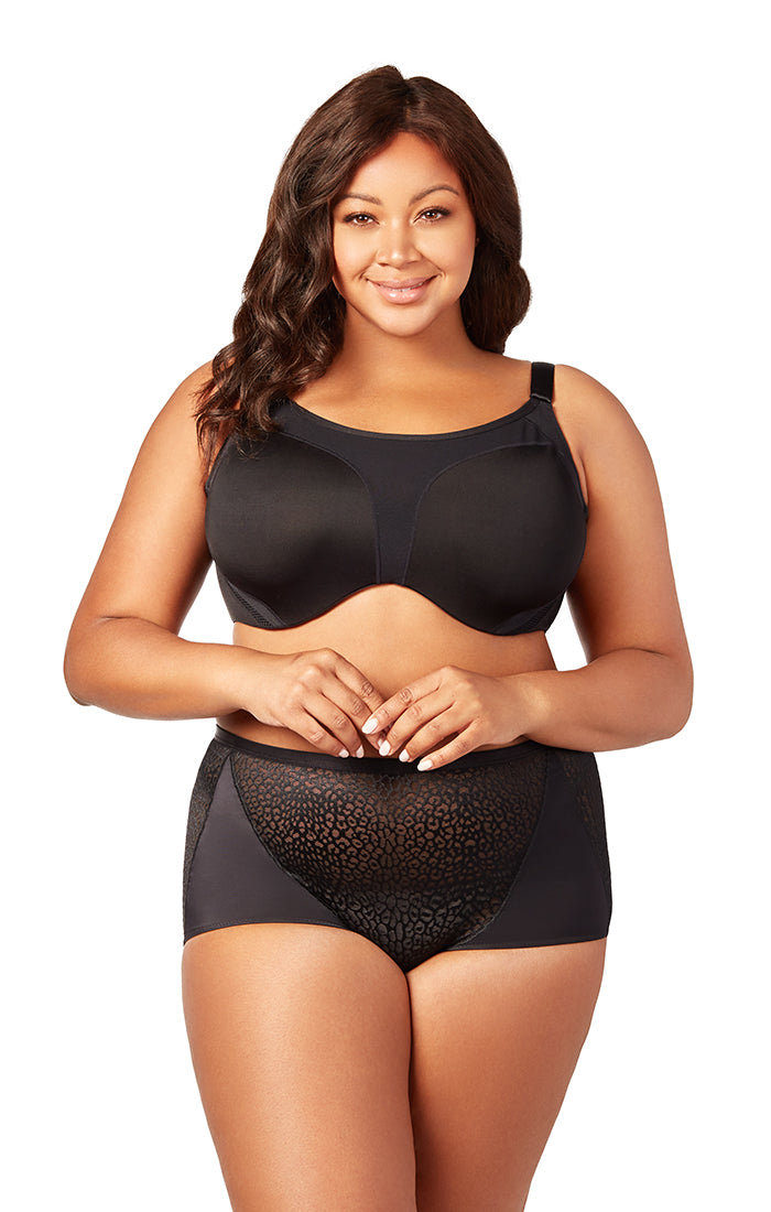 Curvy Moves Sports Underwire Bra 2511 Black –