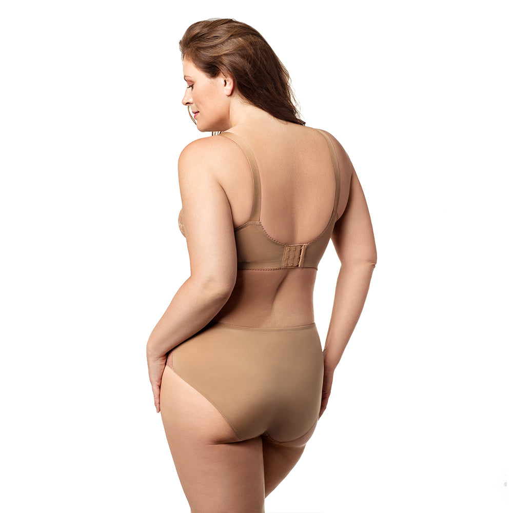 Elila Womens Plus Size Back to Basics Softcup Bra, Full Coverage Wire-Free, Style 1301