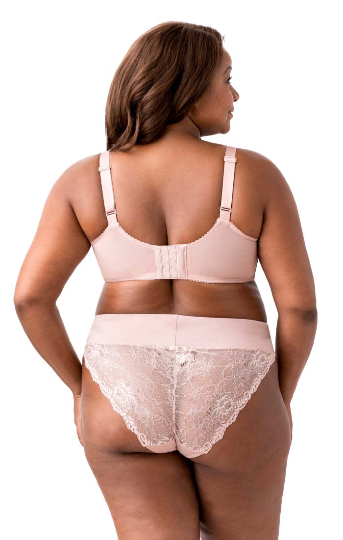 Simple Curves Underwire back 2818 Dusty Rose