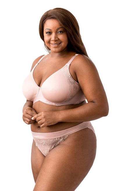 Fancy Smooth Curves Molded Underwire Bra side view 2911 Dusty Rose